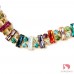 rectangle round  rhinestones cup chains